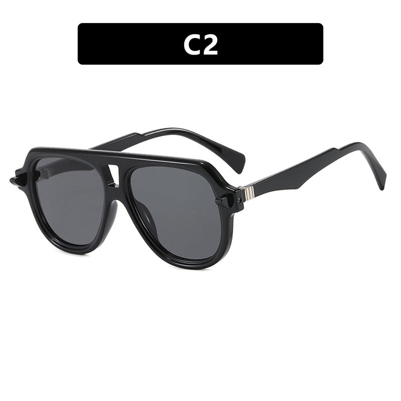 Damen rechteckige Sonnenbrille mit modernem Rahmen und polarisierten Gläsern Brehn