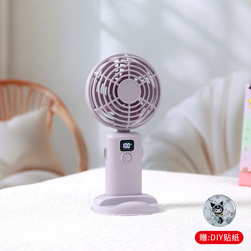 Damen tragbarer Mini Ventilator mit digitaler Geschwindigkeitsanzeige Brehn