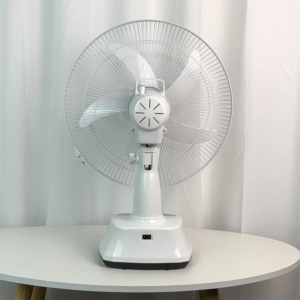 Unisex nan leiser USB Tischventilator mit mehrblättrigem Design, oszillierender Neigefunktion und Timer Brehn