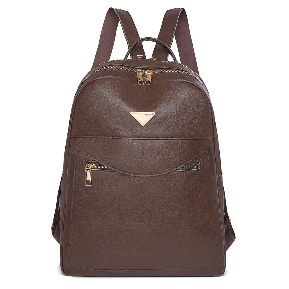 Elegante Faux Leder Rucksack Brehn