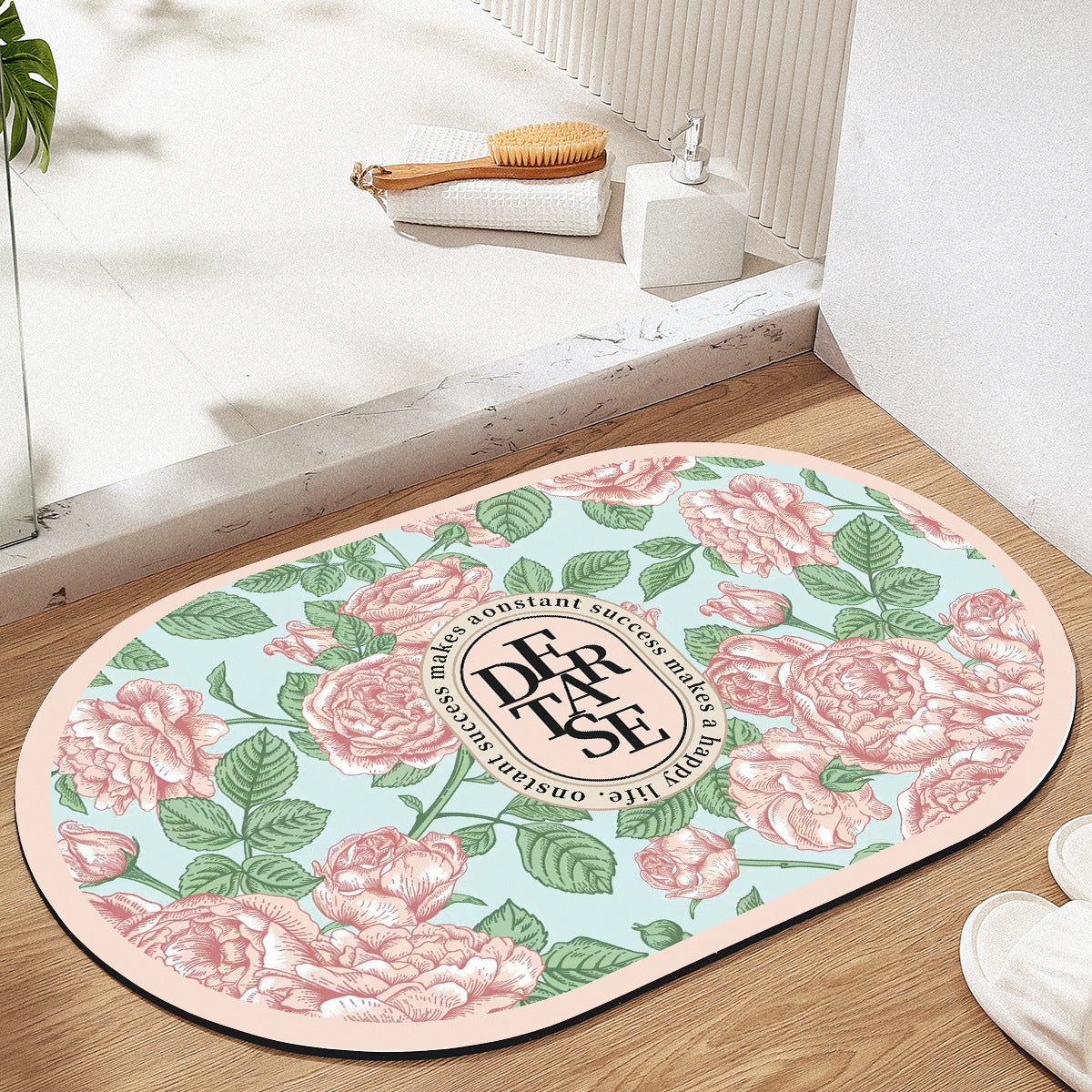 Blumenmuster Badematte Brehn