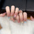 Glänzendes Ombre Press-On Nagelset Brehn