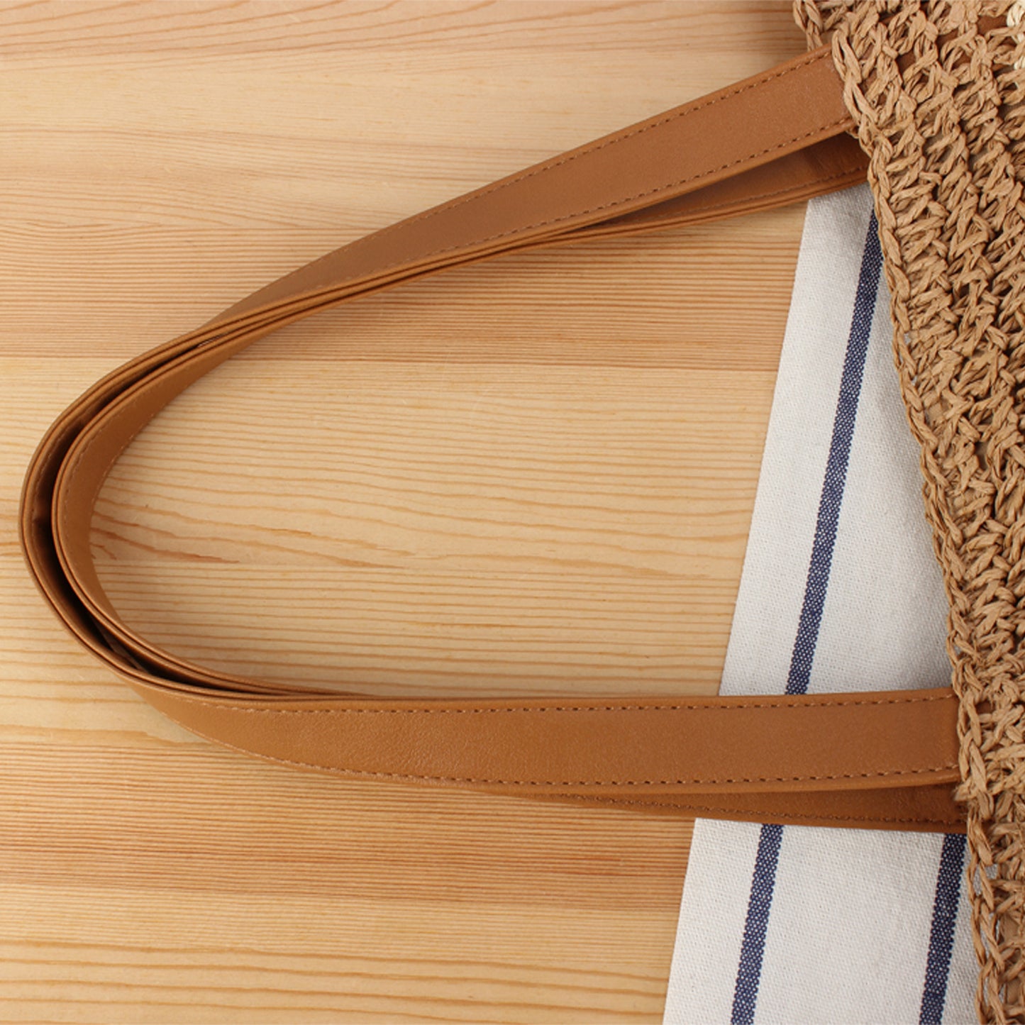 Großzügige Markt- und Strandschultertasche Brehn