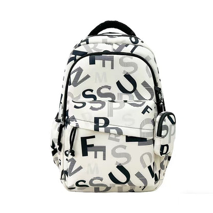 Stylischer grafischer Buchstaben-Rucksack Brehn