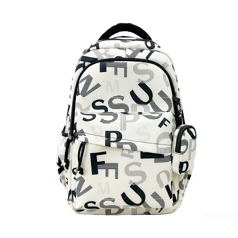 Stylischer Rucksack mit Modernem Schriftmuster Brehn