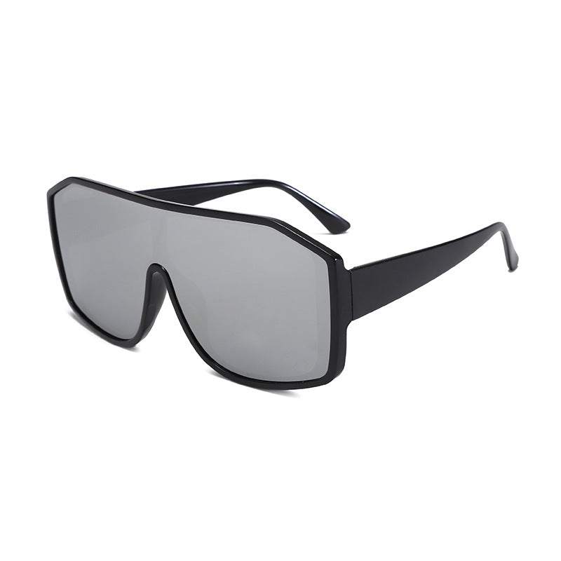 Damen Modische Oversized-Sonnenbrille im futuristischen Design Brehn