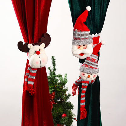 Dekorative Vorhanghalter mit Weihnachtselch-Motiv Brehn