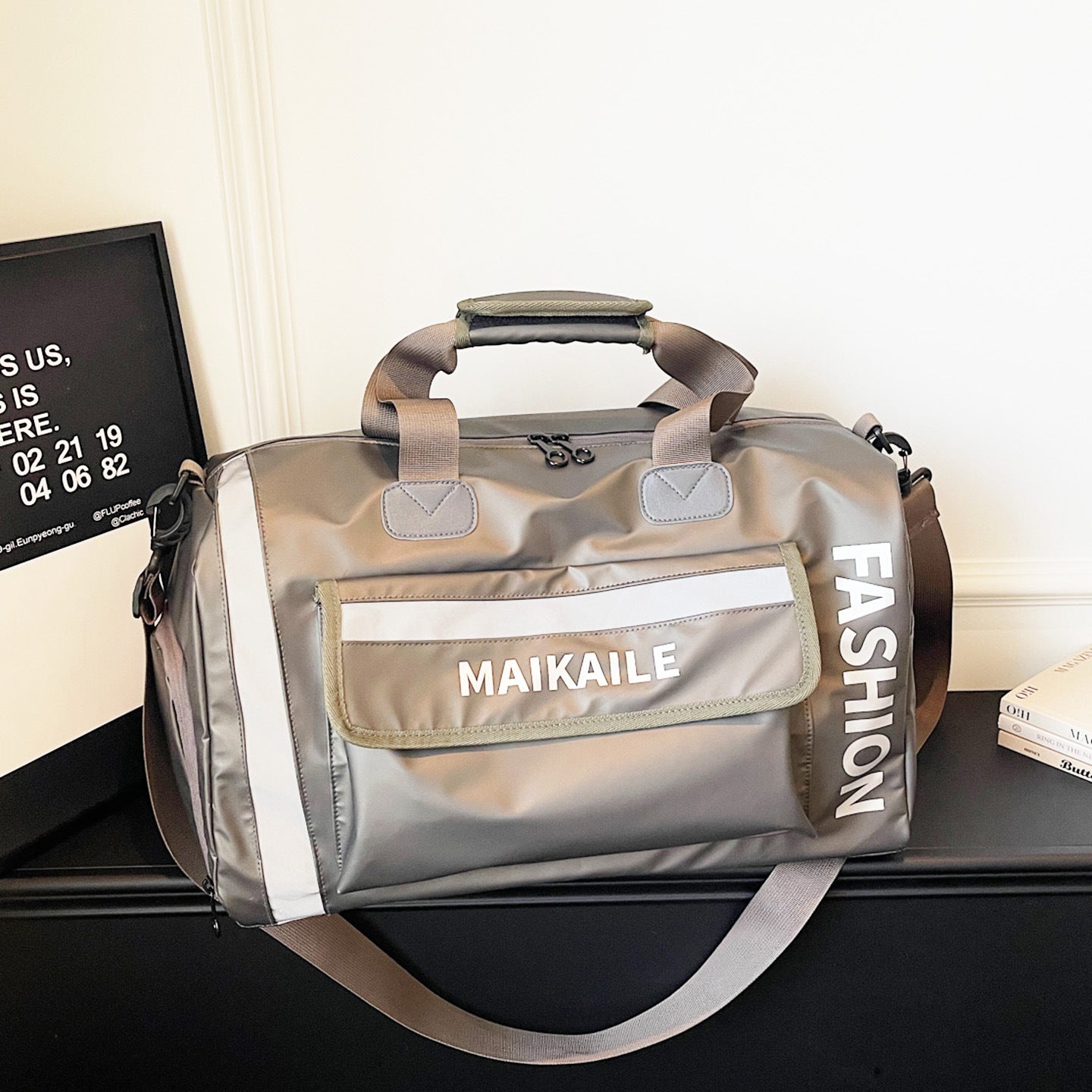 Stylische Utility Reise Duffle Brehn
