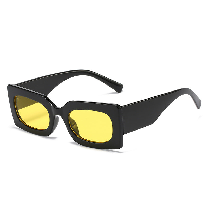 Damen modische Sonnenbrille im kantigen Design Brehn