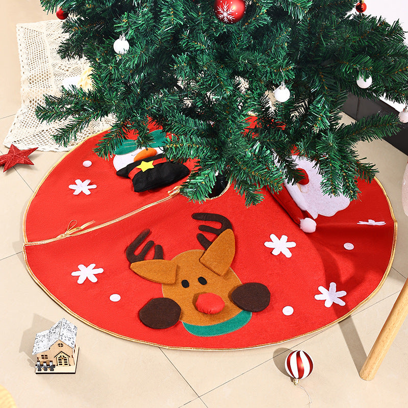 Festliche Weihnachtsbaum-Decke mit buntem Motiv Brehn