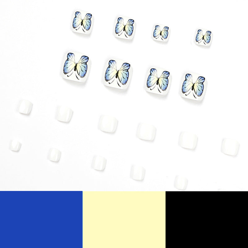 Kunstnägel mit Schmetterlingsdesign Brehn