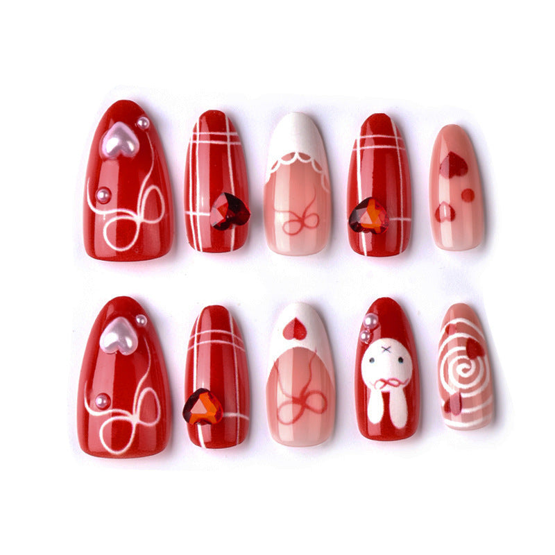 Romantisches Nagelkunst-Set Brehn