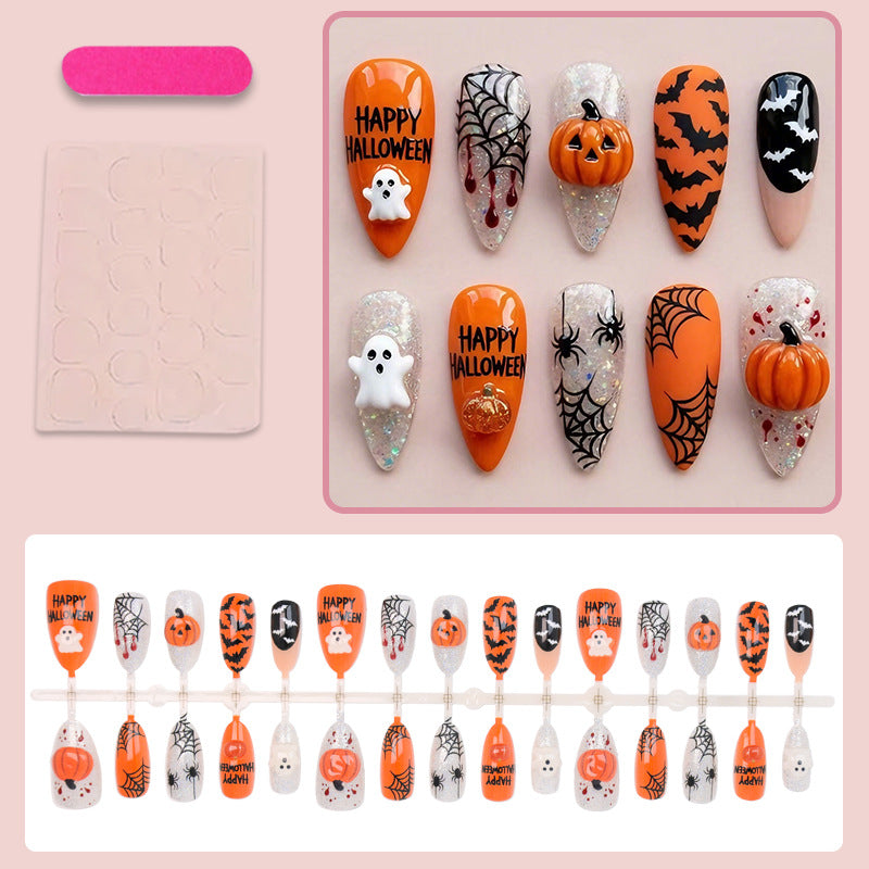 Kunstnagelset mit Halloween-Motiven Brehn 1787560980