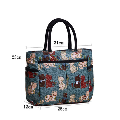 Stilvolle Mehrfach-Taschen Tragetasche Brehn