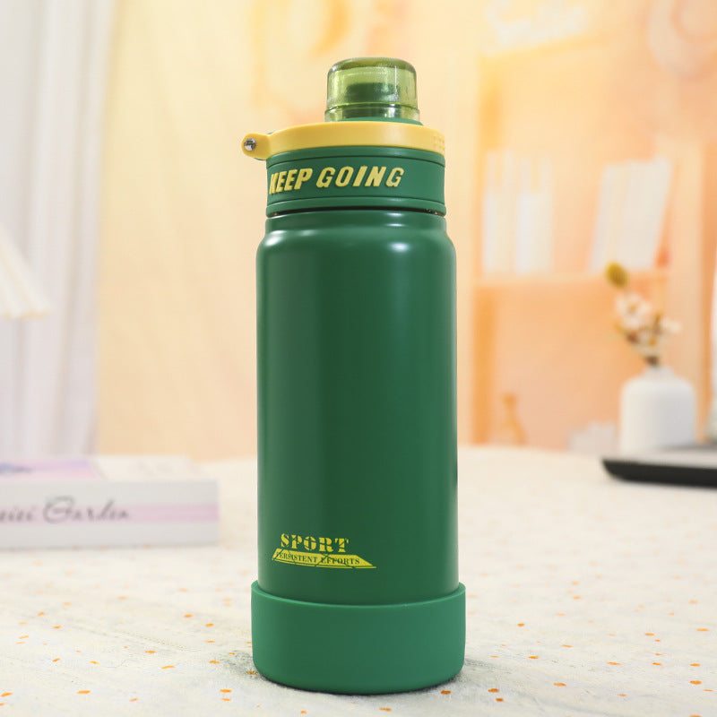 Isolierte Sport-Trinkflasche mit Auslaufsicherem Verschluss Brehn