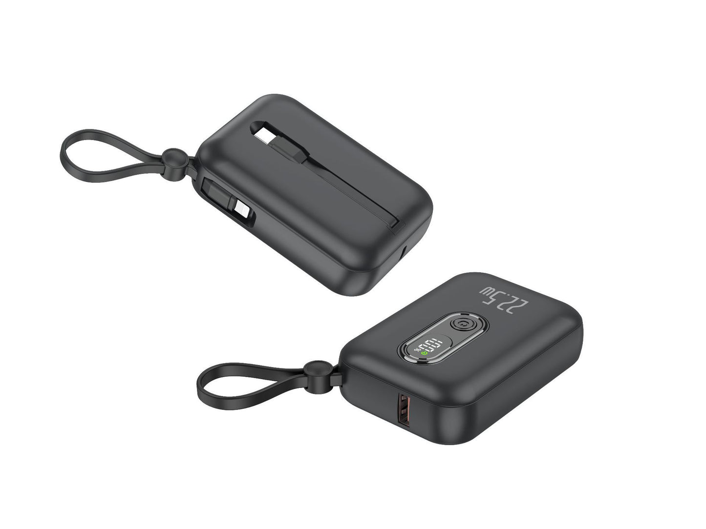 Tragbare Powerbank mit Integriertem Usb-C Anschluss und Digitaler Ladestandsanzeige Brehn