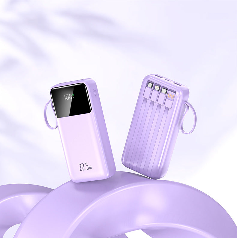 tragbare Schnelllade-Powerbank mit digitalem Display Brehn