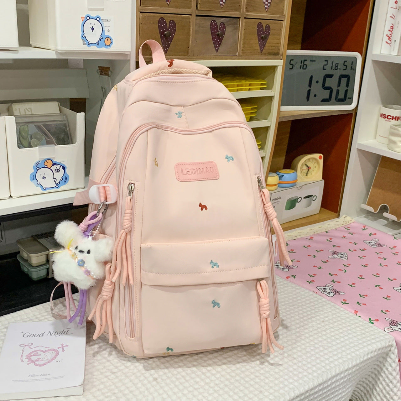 Stylischer Mehrfachfach-Rucksack
