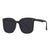 Damen modische Sonnenbrille mit quadratischem Rahmen und UV-Schutz Brehn