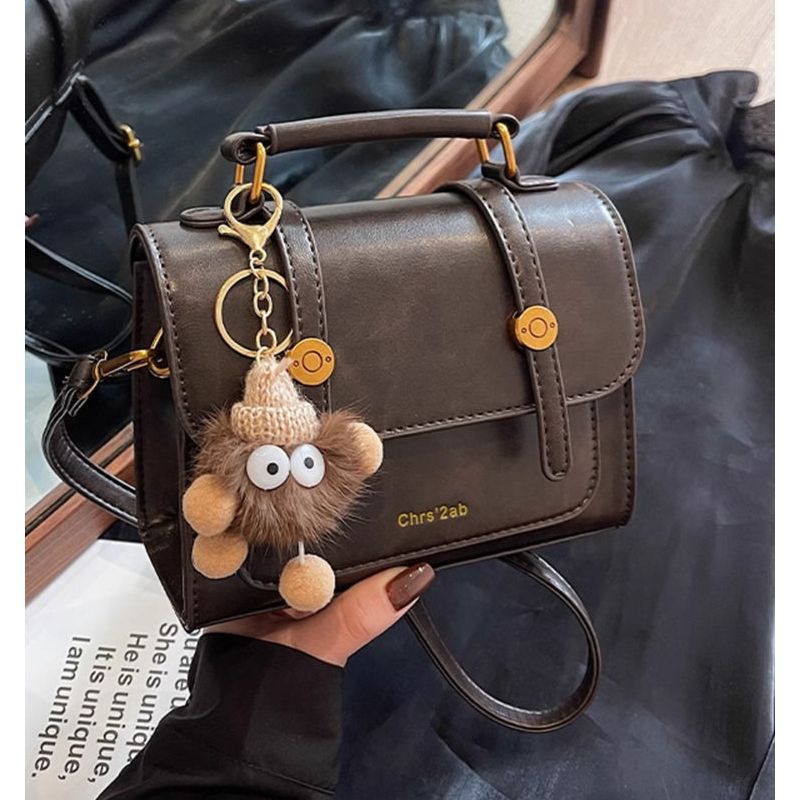 Strukturierte Kunstleder-Handtasche Brehn