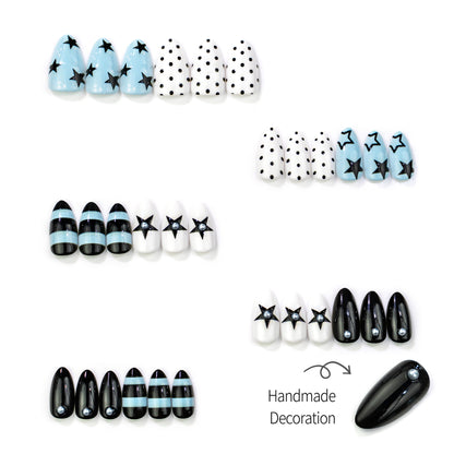 Sternen Design Press-On Nagelkunst Set
