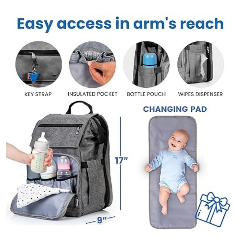 Praktischer und Stilvoller Wickelrucksack Brehn