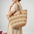 Bast-Strandtasche mit Elegantem Strukturdesign Brehn