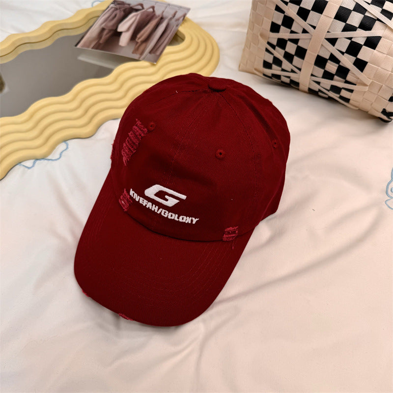 Herren Distressed Casual Baseball Cap Brehn