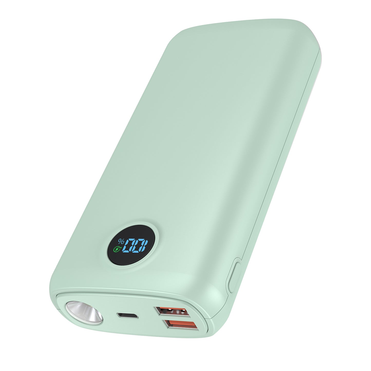 Hochleistungs-Powerbank mit LED-Display und Schnellladefunktion Brehn