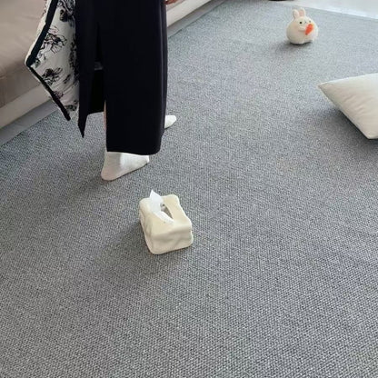 Gemütlicher strukturierter Teppich