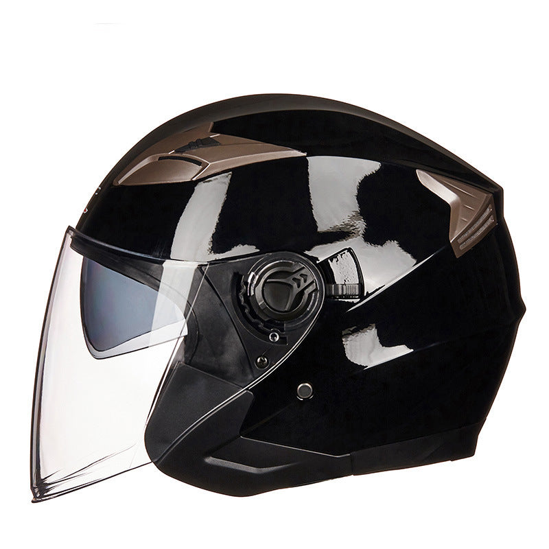 Vollschalen-Motorradhelm mit integriertem Visier Brehn