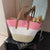 Strandtasche mit Robusten Ledergriffen Brehn
