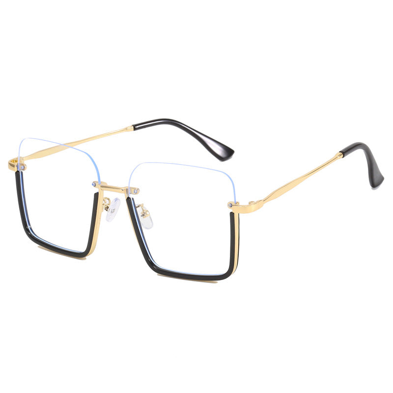 Damen oversized Sonnenbrille mit elegantem Geometrie-Rahmen Brehn