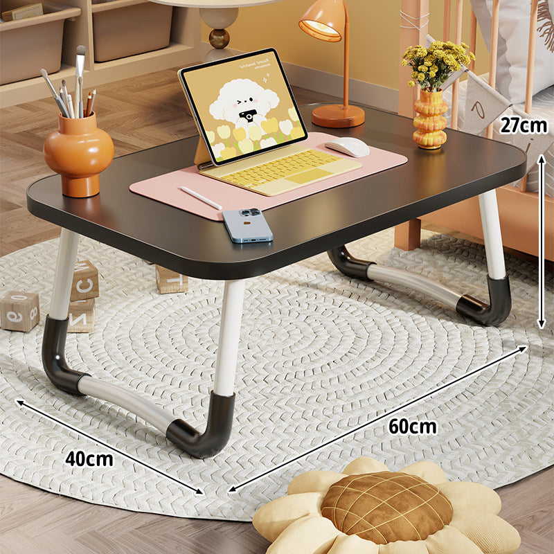 Tragbarer Klapp-Laptoptisch mit gewölbten Metallbeinen und rutschfester Oberfläche