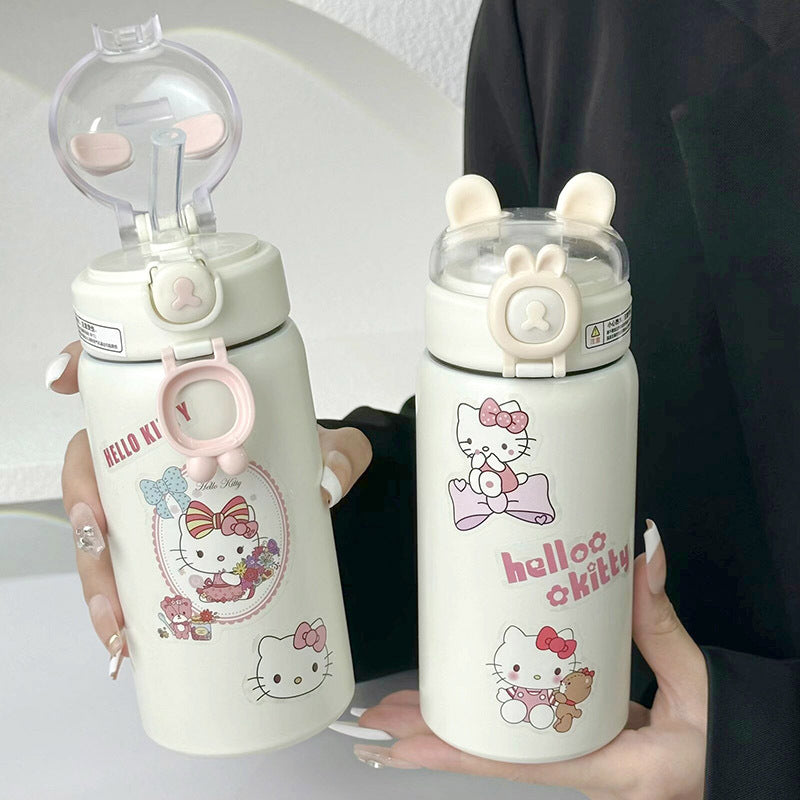 Damen Isoliertrinkflasche mit sicherem Klappverschluss und niedlichem Design Brehn