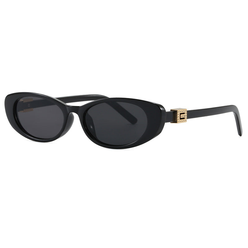 Damen Cat-Eye Sonnenbrille mit stilvollem Rahmen und luxuriösen Akzenten Brehn