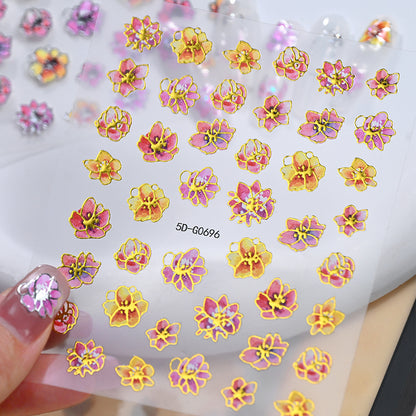 Kreatives Nagelkunst Sticker-Set