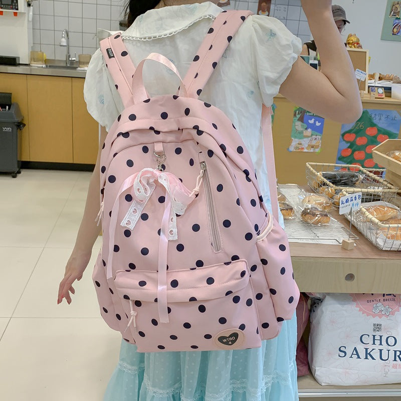 Trendy Punkte Rucksack Brehn