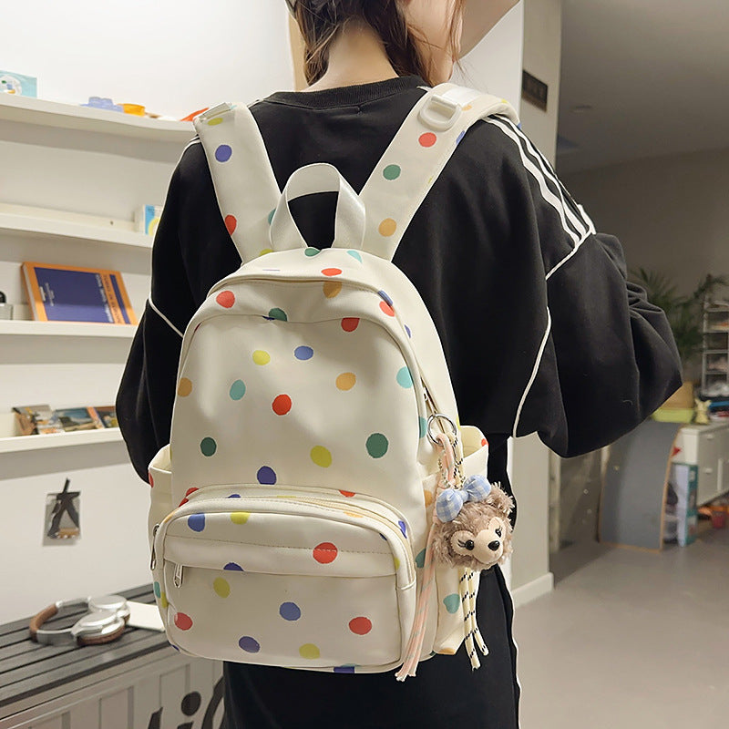 Sternen-Print Multi-Taschen Rucksack Brehn