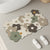 Dekorative Blumenmuster Badmatte Brehn