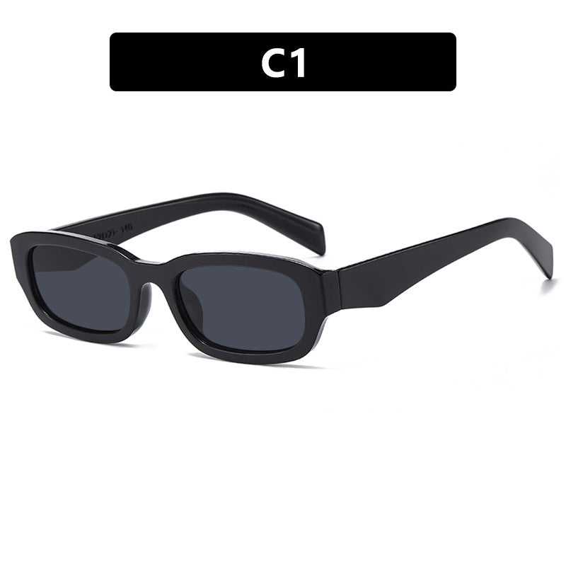 Damen modische Sonnenbrille mit stilvollem, rechteckigem Rahmen Brehn