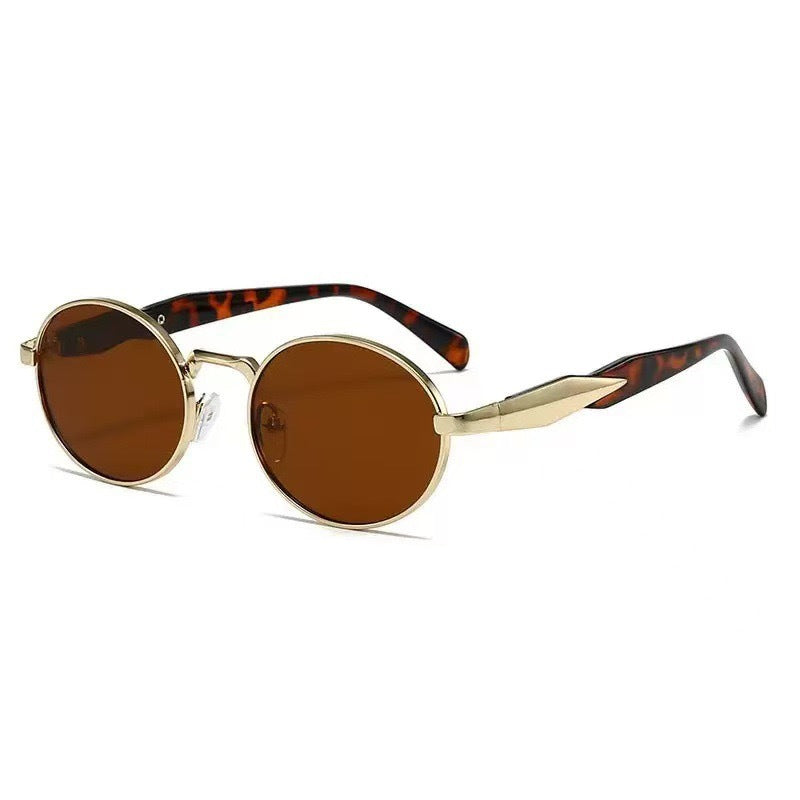 Elegante Modische Ovale Rahmen Sonnenbrillen Brehn