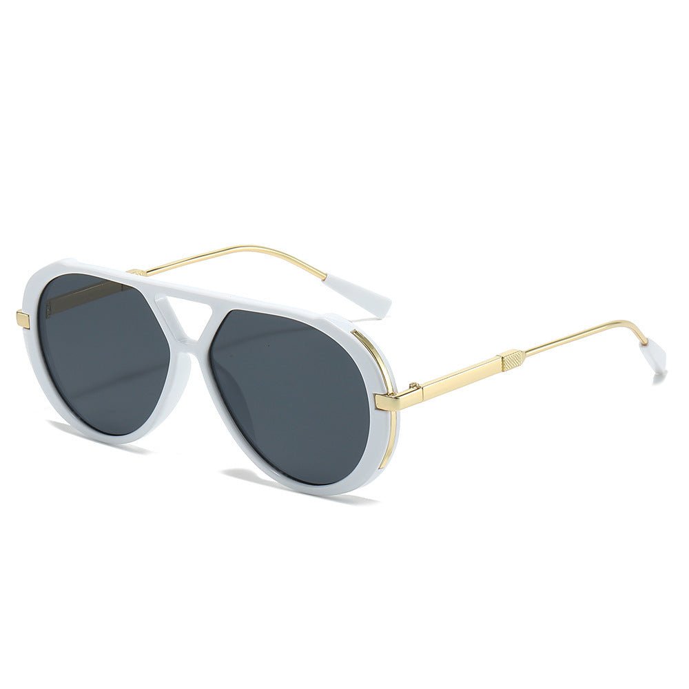 Luxuriöse Retro Übergroße Sonnenbrille Brehn