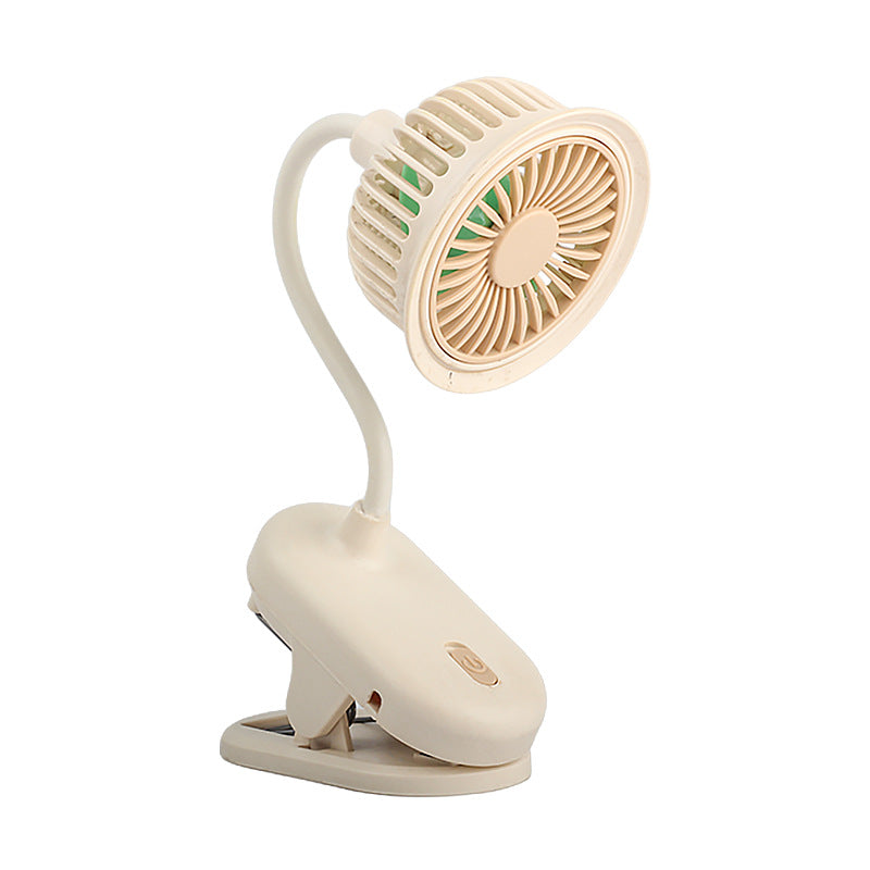 Damen flexibel einstellbare Klemmlampe mit Ventilatorfunktion Brehn