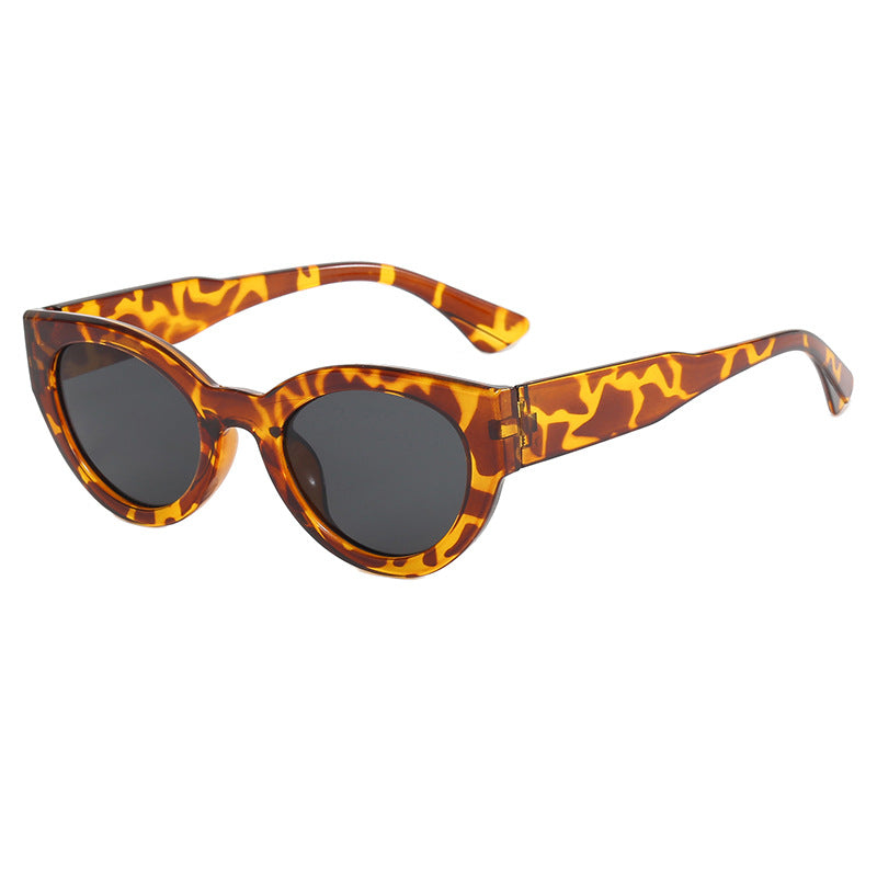 Damen modische quadratische Sonnenbrille mit verspiegelten Gläsern Brehn