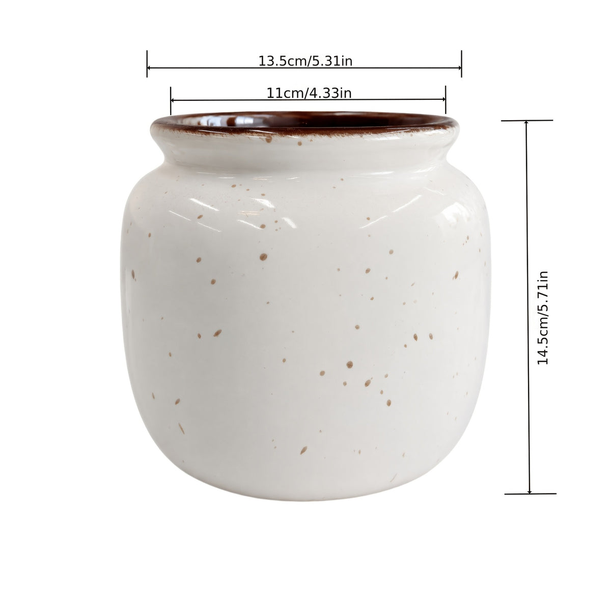 Dekorative Keramikblumenvase Brehn