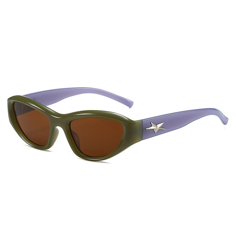 Retro-inspirierte Cat-Eye-Sonnenbrille Brehn