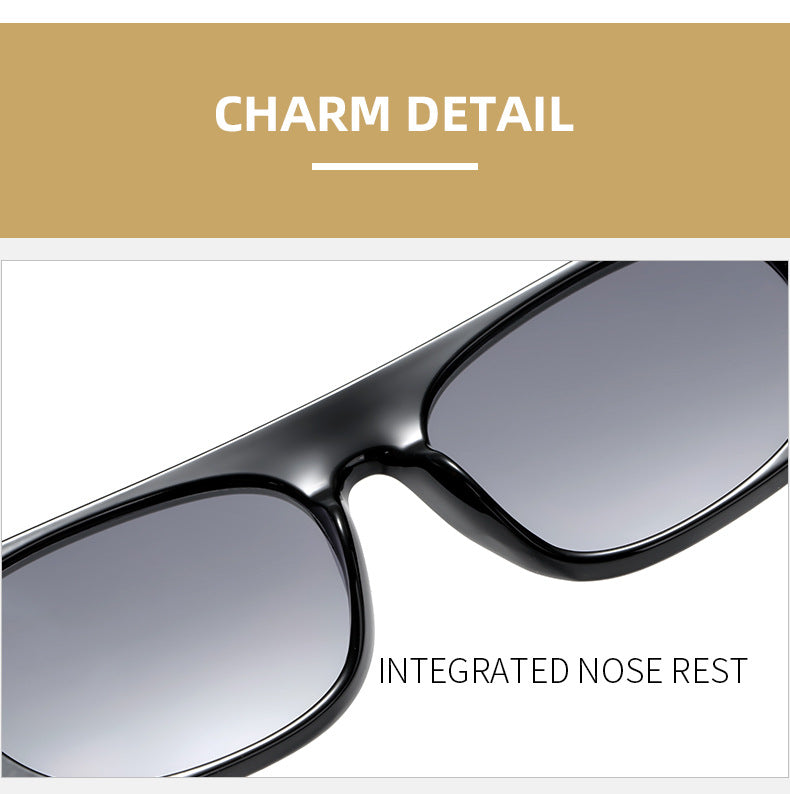 Damen modische Sonnenbrille im eleganten Schilddesign Brehn