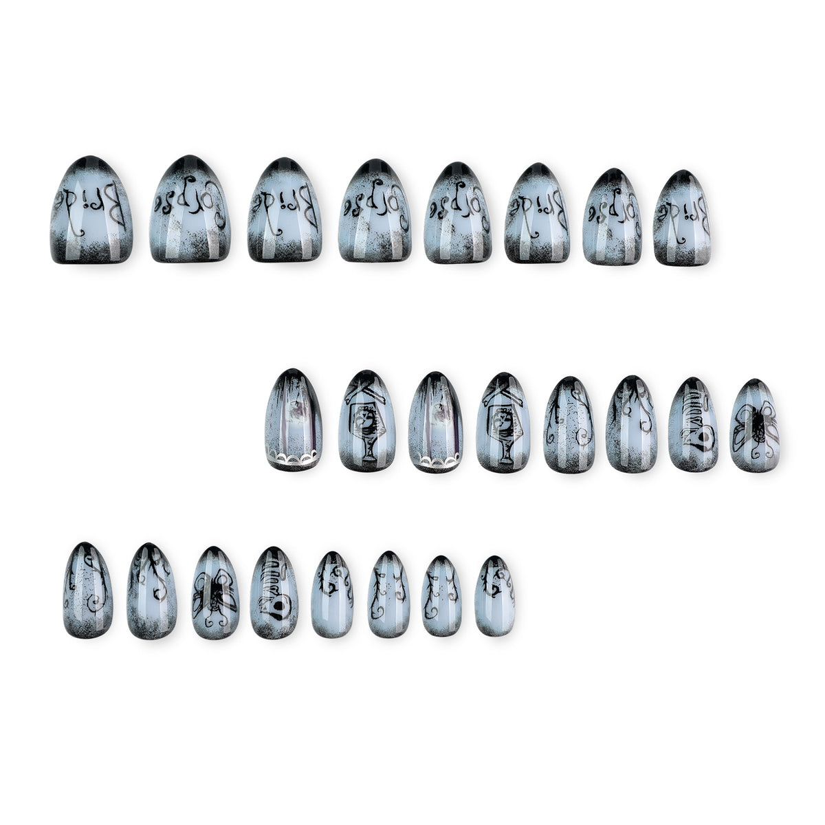 Kreative Halloween Nagelkunst im Gothic-Stil Brehn