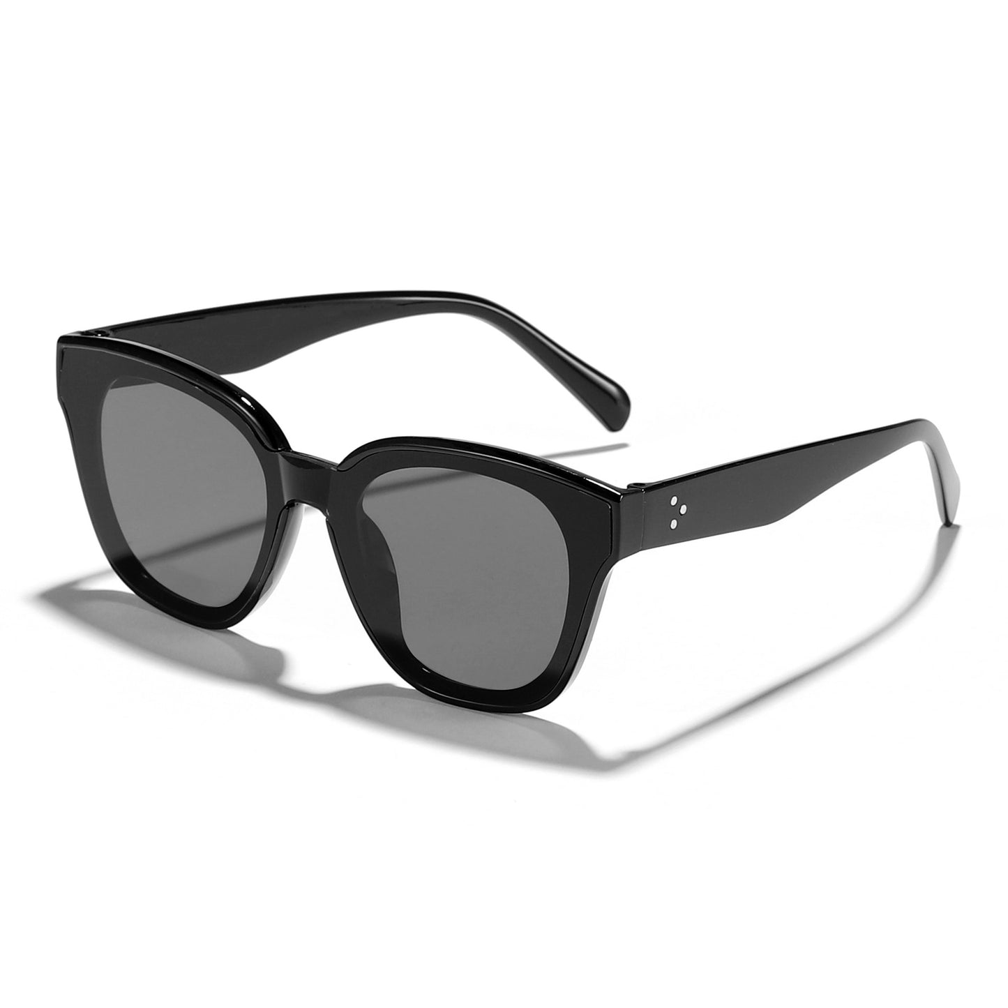 Damen modische Sonnenbrille mit breitem Rahmen und sanften Gläsern Brehn